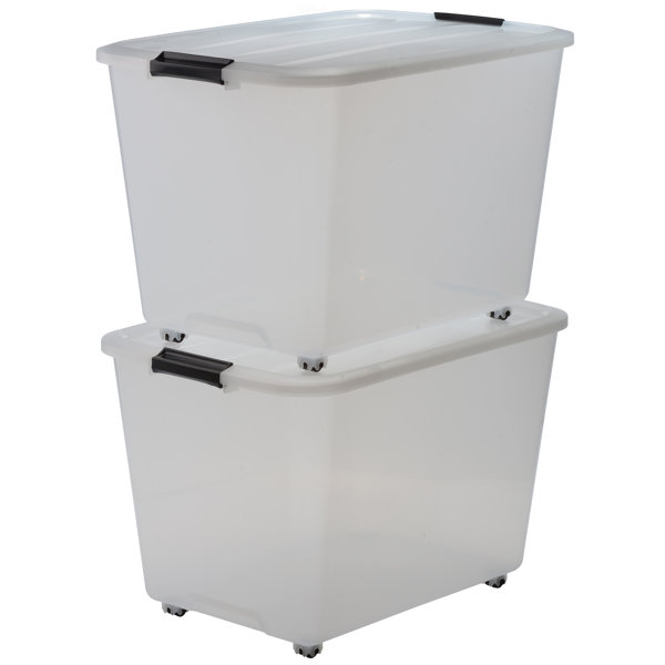 IRIS Roller Plastic Storage Box & Reviews Wayfair.co.uk